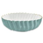 FINAL SALE - ENCANTO Orlando Large Bowl (Slate and White) - Image 2