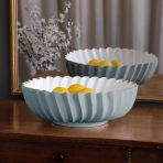 FINAL SALE - ENCANTO Orlando Large Bowl (Slate and White)