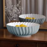 FINAL SALE - ENCANTO Orlando Large Bowl (Slate and White)