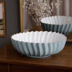 FINAL SALE - ENCANTO Orlando Large Bowl (Slate and White) - Image 5