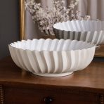 ENCANTO Orlando Large Bowl (Cream and White) - Image 5