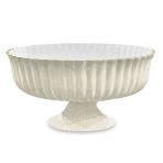 ENCANTO Vienna Large Centerpiece/Punchbowl (Cream and White) - Image 2