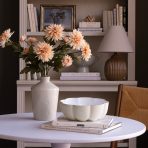 FINAL SALE - ENCANTO Calabaza Medium Bowl (Cream and White) - Image 5