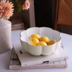 FINAL SALE - ENCANTO Calabaza Medium Bowl (Cream and White) - Image 4
