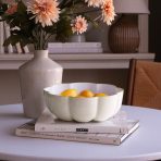 FINAL SALE - ENCANTO Calabaza Medium Bowl (Cream and White)