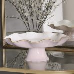 ENCANTO Carola Pedestal Cake Plate (Camellia and White) - Image 4