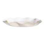 ENCANTO Carola  Large Round Platter (Cream and White) - Image 2