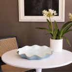 ENCANTO Carola  Large Round Platter (Periwinkle and White) - Image 7