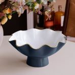 ENCANTO Carola Small Pedestal (Midnight and White) - Image 7