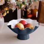 ENCANTO Carola Small Pedestal (Midnight and White)