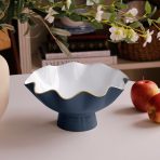 ENCANTO Carola Small Pedestal (Midnight and White) - Image 3