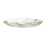 ENCANTO Carola  Large Round Platter (Pistachio and White) - Image 2