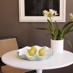 ENCANTO Carola  Large Round Platter (Pistachio and White) - Image 3