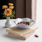 ENCANTO Carola  Small Round Bowl (Periwinkle and White) - Image 3