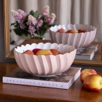 FINAL SALE - ENCANTO Orlando Medium Bowl (Camellia and White) - Image 4
