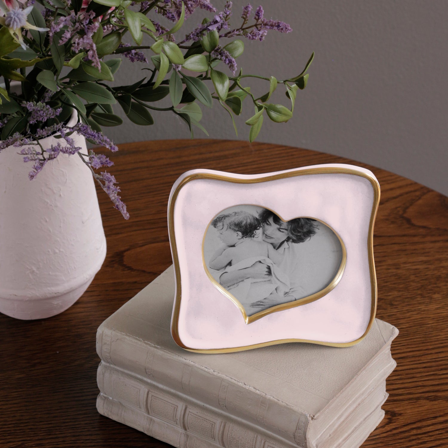 8838_2_b10cbed0-c652-4032-a91f-fff1a76a2011 FRAME Encanto Curved Heart 5 x 5 (Camellia) - Image 1