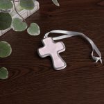 ENCANTO Athens Cross Ornament (Camellia)