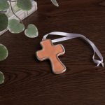 FINAL SALE - ENCANTO Athens Cross Ornament (Cayenne)