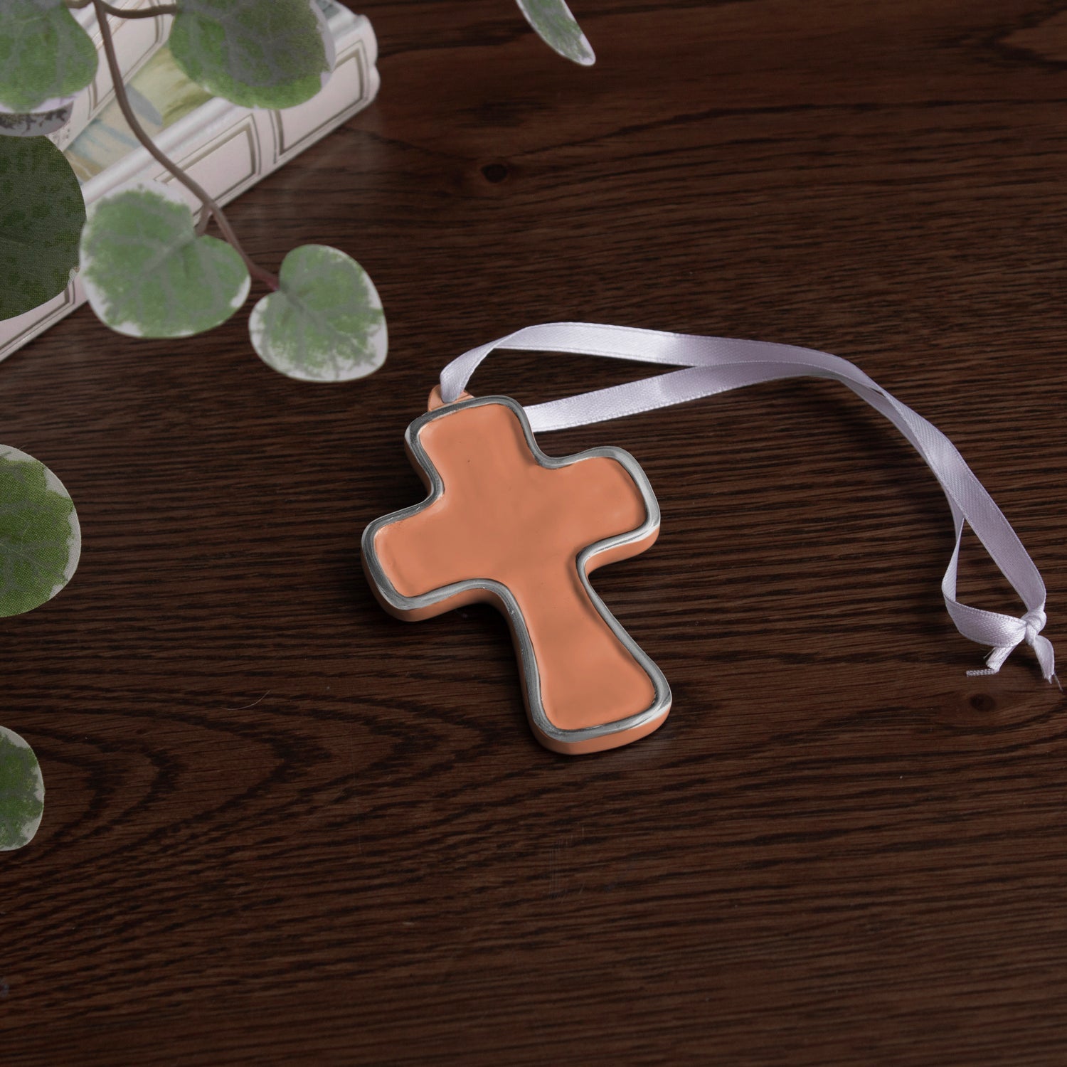 8840_2_695f7250-a0c4-4dea-97fc-298080859a81 FINAL SALE - ENCANTO Athens Cross Ornament (Cayenne) - Image 1
