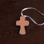 FINAL SALE - ENCANTO Athens Cross Ornament (Cayenne) - Image 3