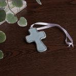 ENCANTO Athens Cross Ornament (Slate)