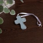 ENCANTO Athens Cross Ornament (Slate)