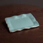 ENCANTO Vento Small Rectangular Tray (Turquoise) - Image 3