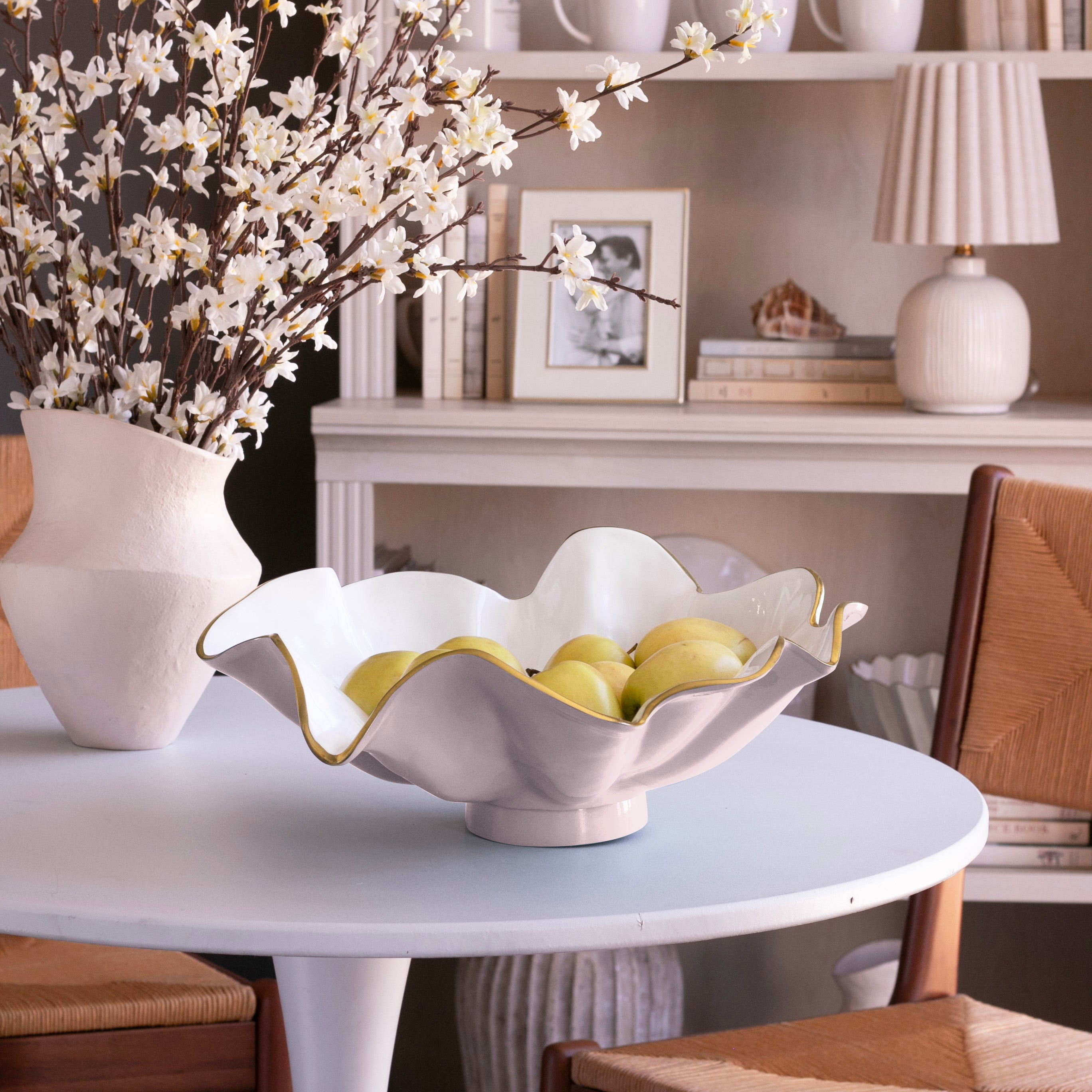 8850_5 ENCANTO Aries Bowl (Camellia and White) - Image 1