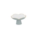 ENCANTO Amelia Small Pedestal Slate and White