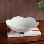 FINAL SALE - ENCANTO Amelia Medium Bowl Cream and White