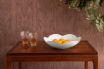 FINAL SALE - ENCANTO Amelia Medium Bowl Cream and White - Image 4