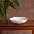 FINAL SALE - ENCANTO Amelia Medium Bowl Camellia and White - Image 3