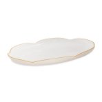 ENCANTO Amelia Oval Tray Cream and White