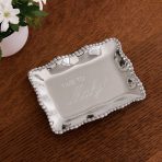 GIFTABLES Organic Pearl Rectangular Engraved Tray "Time to Mahj!" - Image 4