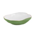 ENCANTO Nuevo Large Bowl Leaf Green & White