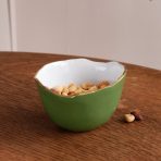 Encanto Osaka Small Bowl (Leaf Green and White) - Image 3