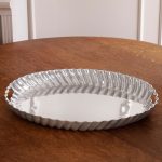 VINTAGE Swirl  Oval Tray with Handles