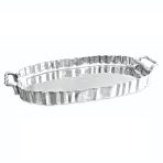 VINTAGE Fluted Oval Tray with Handles - Image 2