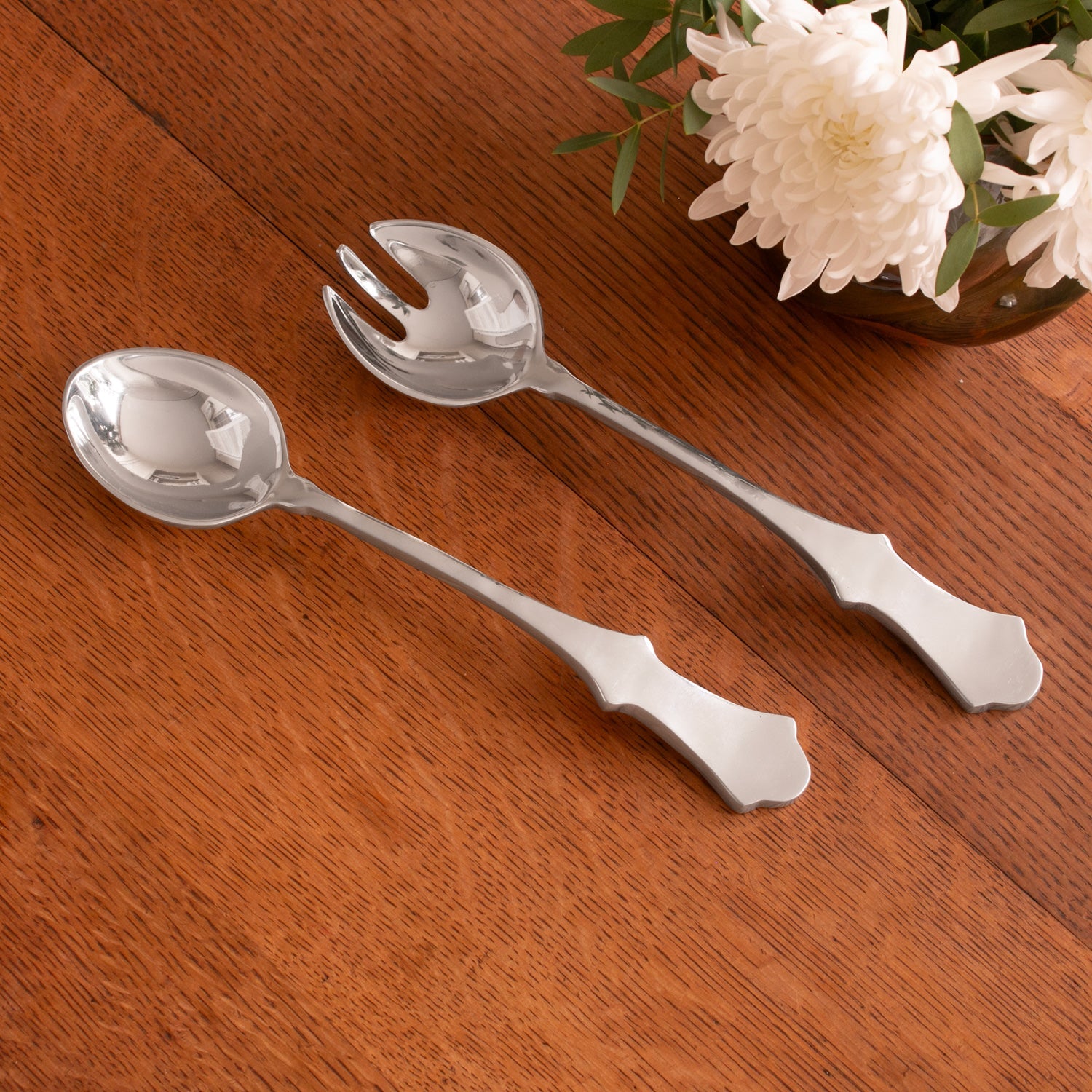 8984__2_7db3c06f-e139-4e9c-9937-5c2835cc081e VINTAGE Revere Large Salad Servers - Image 1