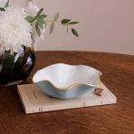 ENCANTO Carola Small Round Bowl Slate and White - Image 3