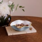 ENCANTO Carola Small Round Bowl Slate and White - Image 4