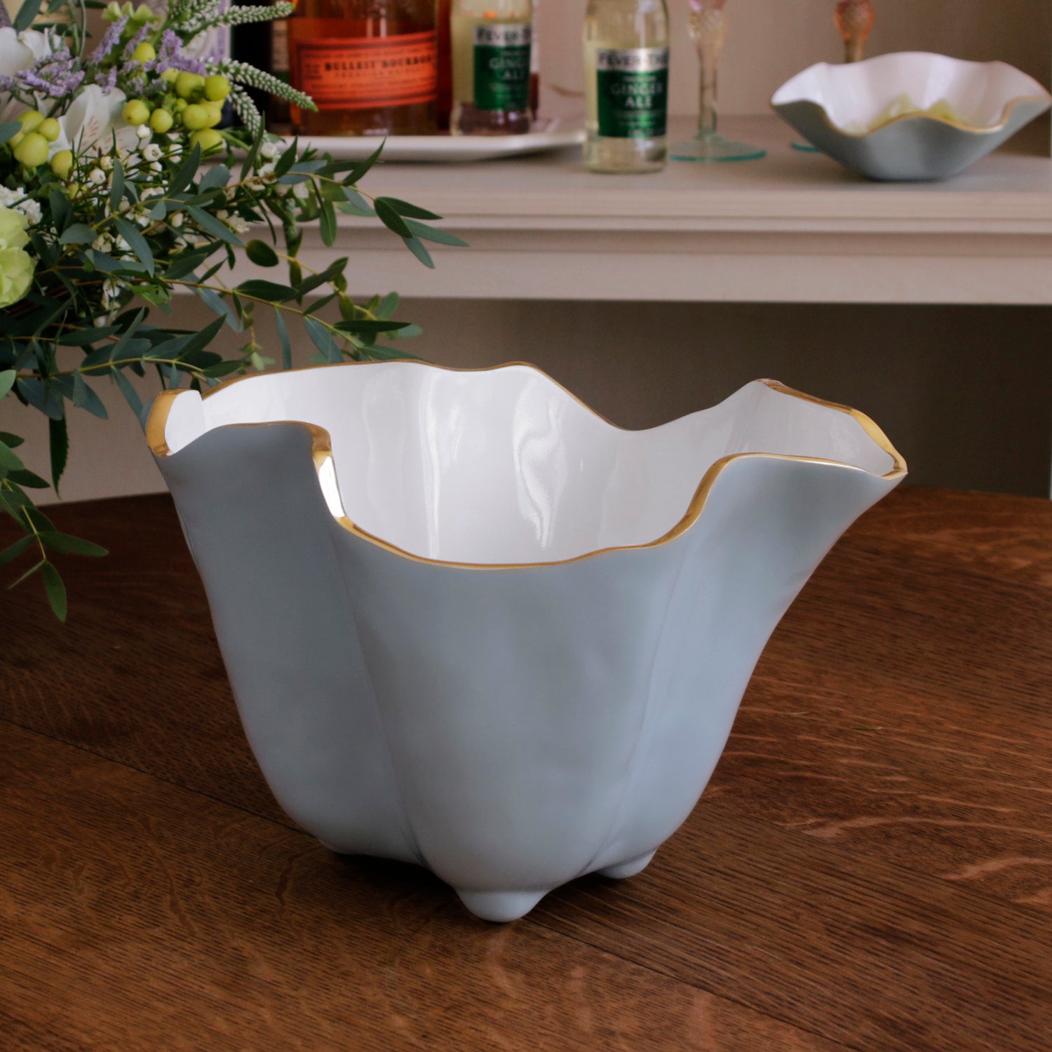 8992_4f12c7ef-f57b-4347-bab1-a612537b05ac ENCANTO Onyx Ice Bucket Slate & White - Image 1