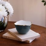 ENCANTO Osaka Small Bowl Midnight & White