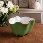 ENCANTO Onyx Ice Bucket Leaf Green and White