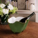 ENCANTO Onyx Ice Bucket Leaf Green and White - Image 3