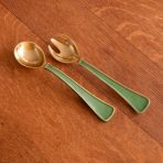 ENCANTO Soho Salad Servers Leaf Green - Image 5