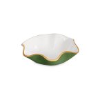 ENCANTO Carola Small Round Bowl Leaf Green and White - Image 2