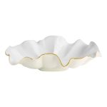 ENCANTO Aries Extra Large Bowl Cream and White