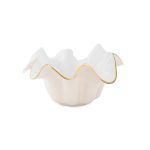 ENCANTO Medium Medusa Bowl Cream and White