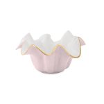 FINAL SALE - ENCANTO Medium Medusa Bowl Camellia and White